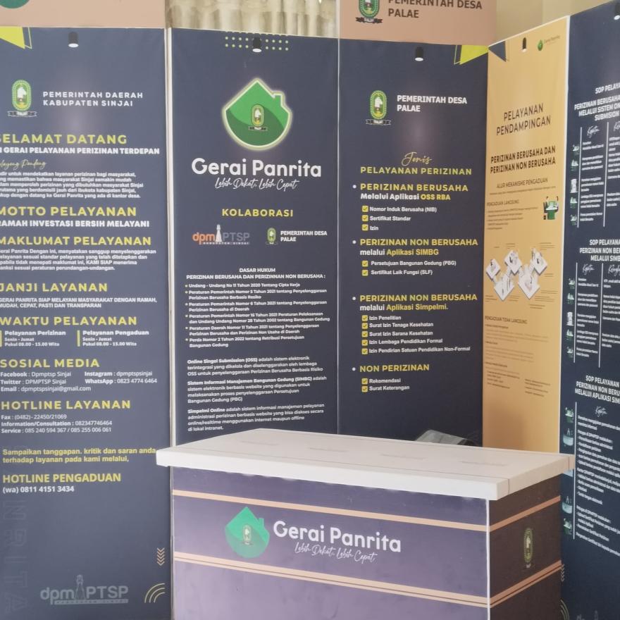 Gerai Panrita Pelayanan Perizinan Telah Hadir di Desa Palae
